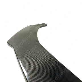 2024 Ford Mustang Real Carbon Fiber Front Lip Spoiler by NexaNovo
