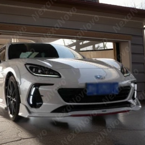 NexaNovo carbon fiber front bumper lip spoiler for 2022 Subaru BRZ tS