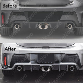 2023 GR Corolla real carbon fiber rear spoiler diffuser NevaNovo

