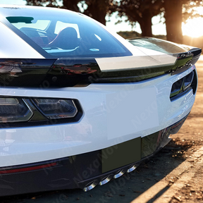 2015 Chevrolet C7 Corvette with a new carbon fiber print wing

