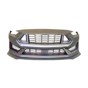 2025 Mustang GT Primer Front Fascia with Upper and Lower Grilles by NexaNovo
