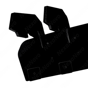Professional protective packaging for the gloss black V-style aero components.