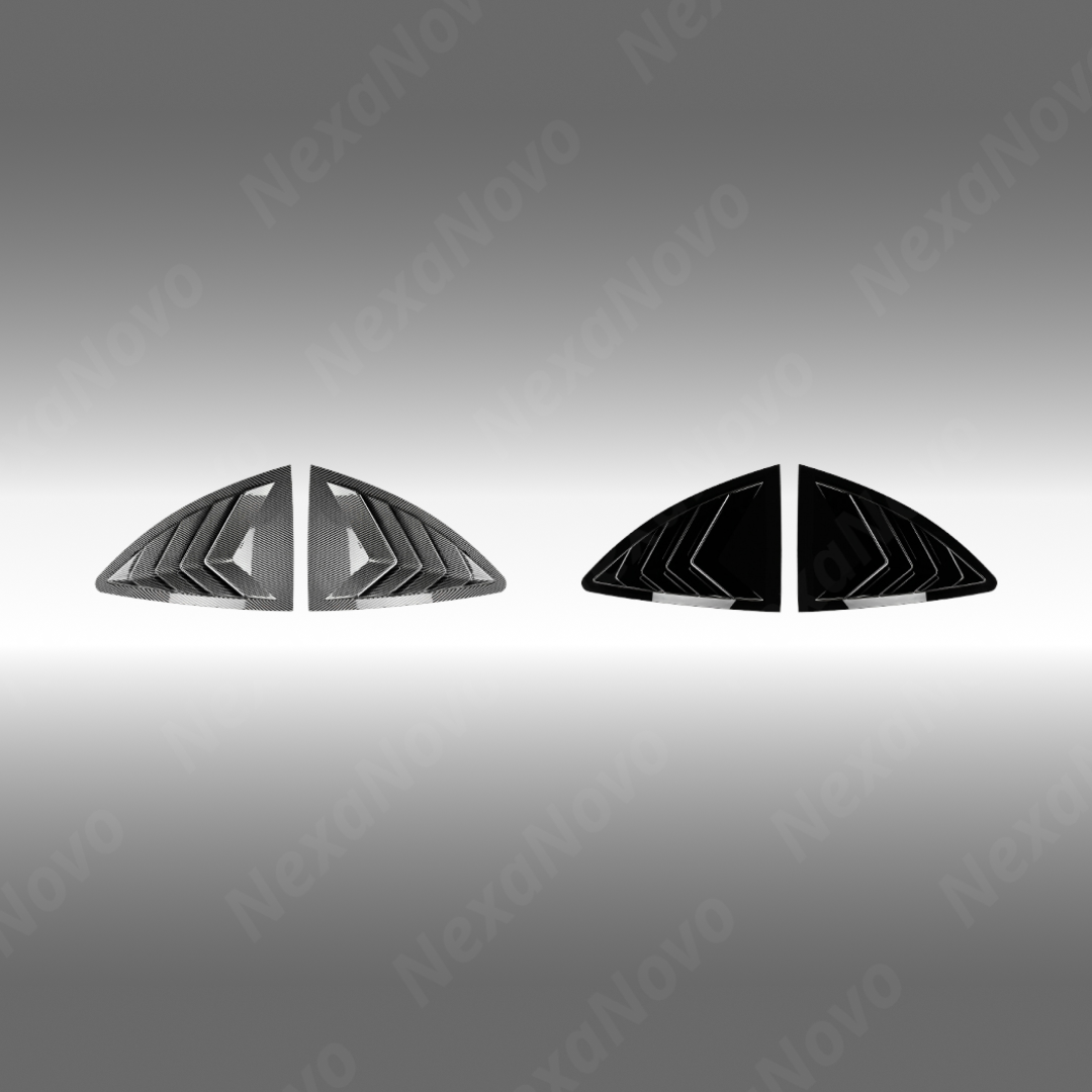 Standalone view of the left and right side rear window louver pair for the ZN6/ZC6 chassis