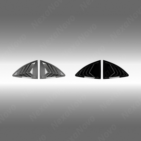 Standalone view of the left and right side rear window louver pair for the ZN6/ZC6 chassis