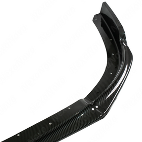 Aerodynamic profile of the front lip designed by NexaNovo to manage airflow under the STI