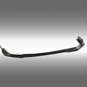 Close-up of the high-definition carbon fiber print weave on the NexaNovo Subaru STI front lip