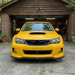 Sporty racing-inspired accent provided by the NexaNovo gloss black front lip