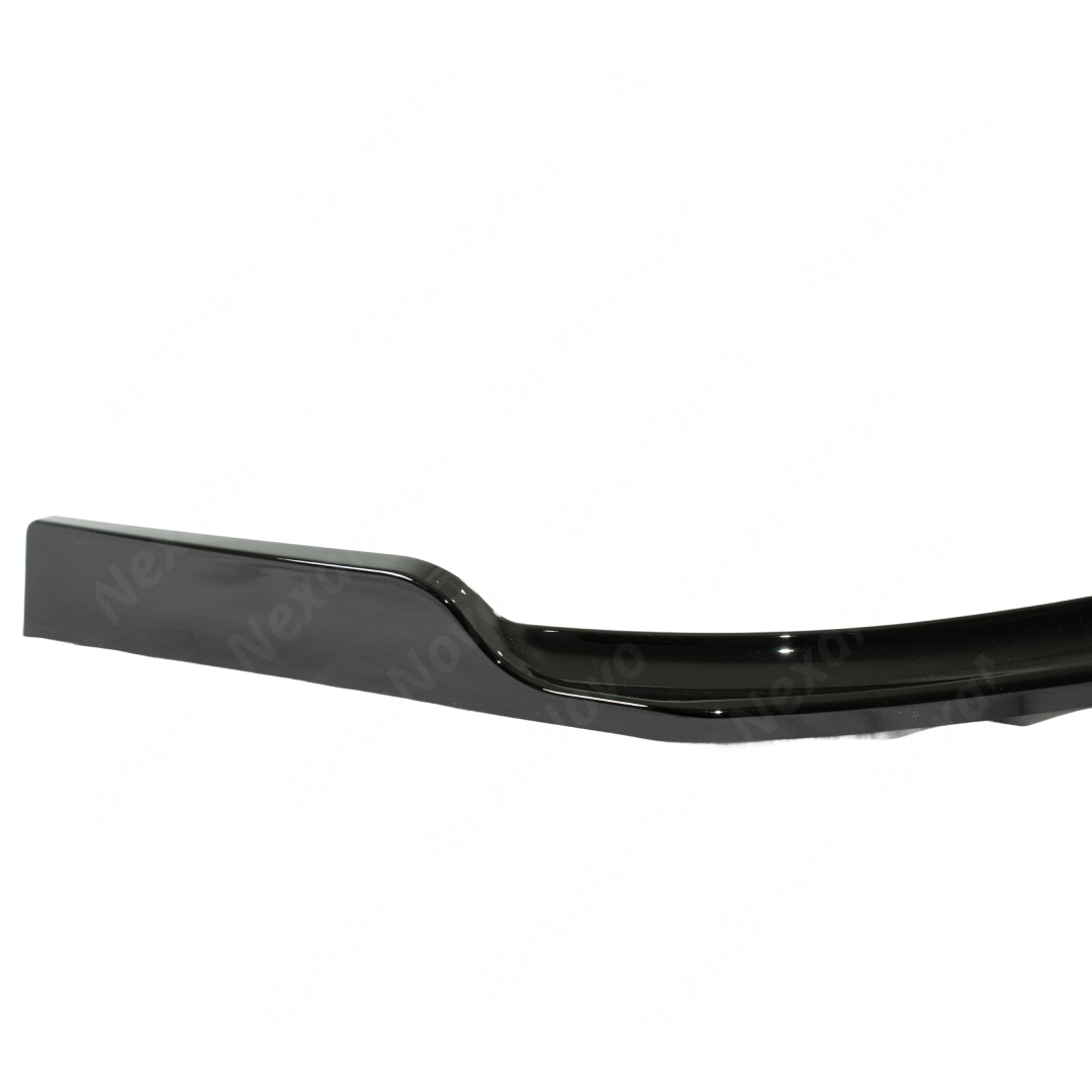 Professional studio photography highlighting the sleek lines of the NexaNovo STI gloss black lip