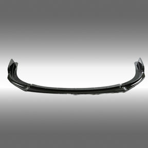 Standalone view of the uninstalled NexaNovo gloss black front bumper splitter lip