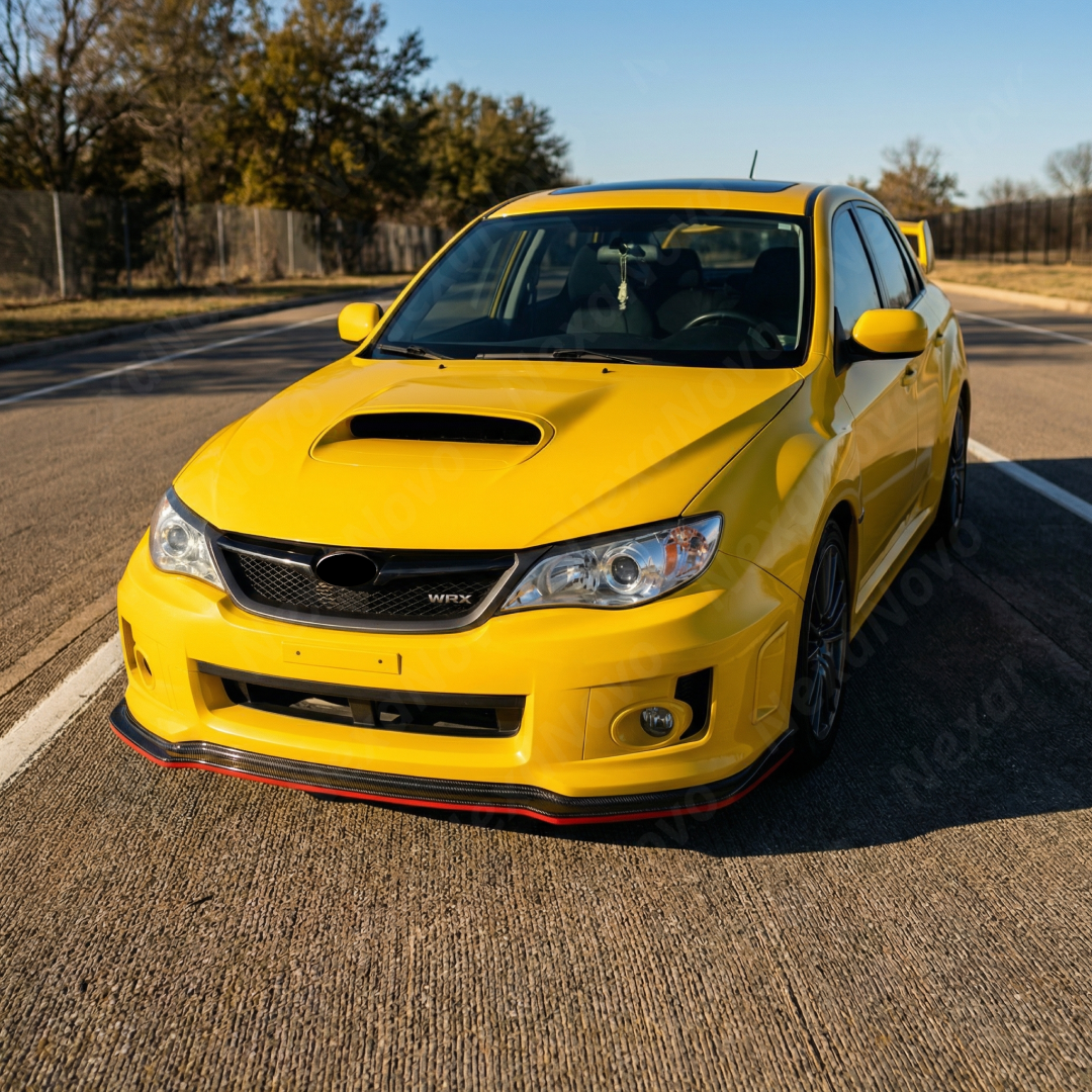 Durable high-impact ABS plastic construction featuring NexaNovo gloss black and red racing accents