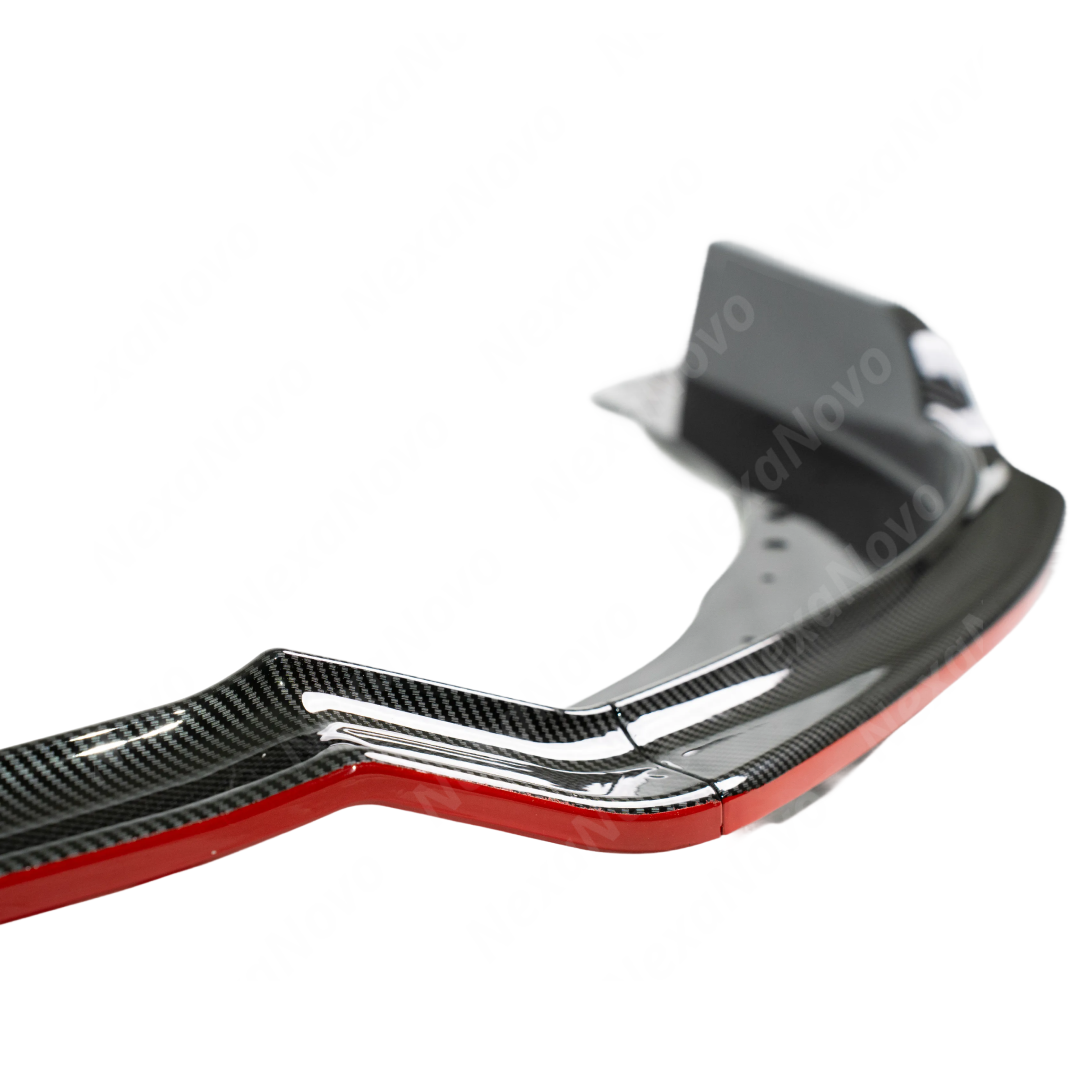 Precision fitment along the factory bumper of a 2011-2014 Subaru Impreza STI