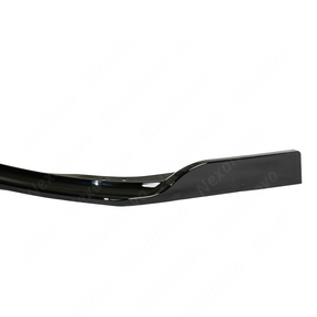 View of the mounting screws and hardware included with the STI front lip kit