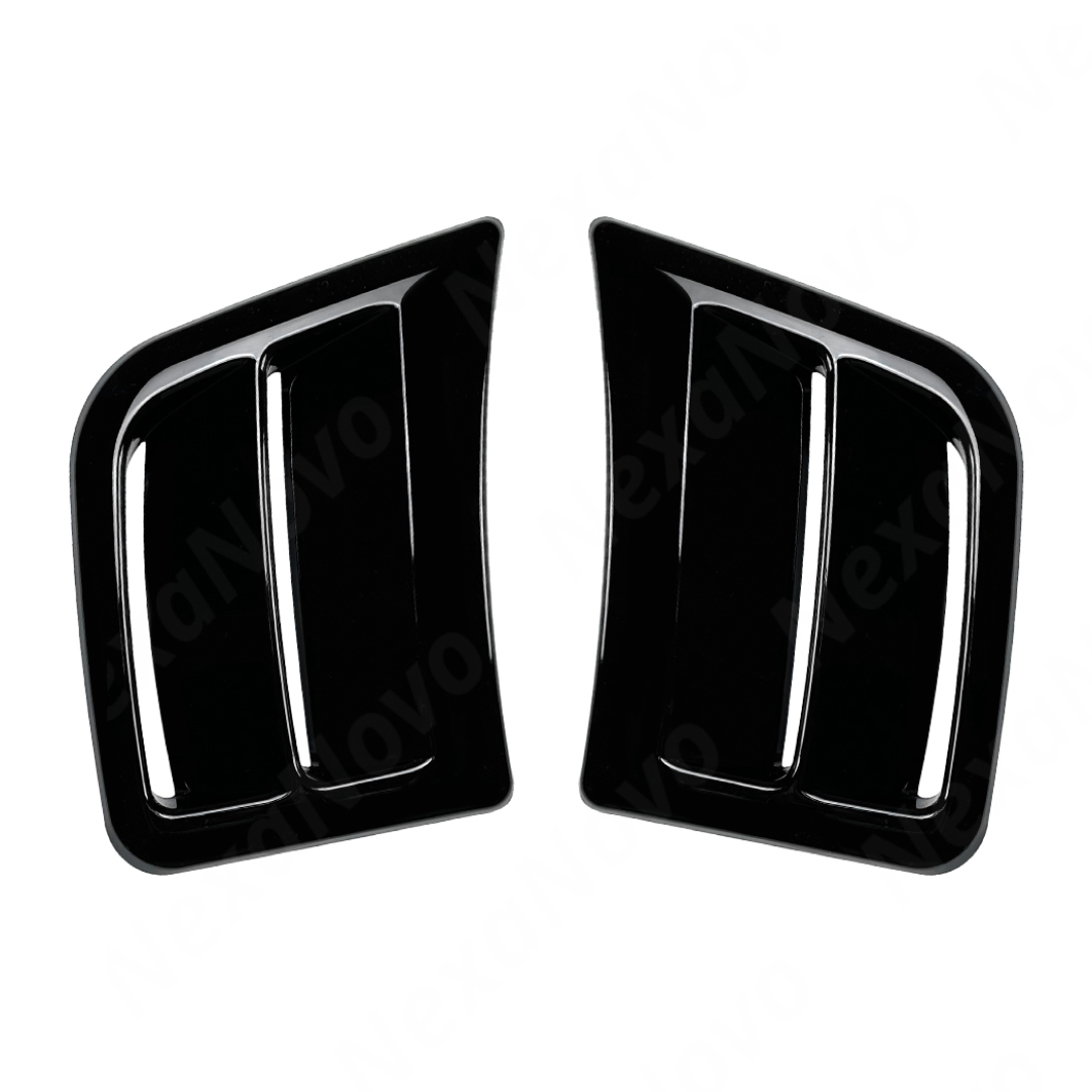Standalone view of the left and right side front bumper air vent set for Subaru GV/GR