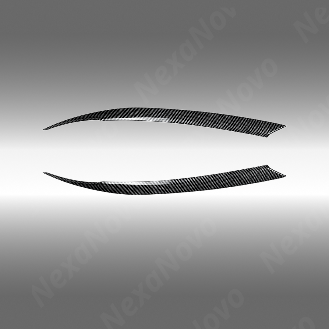 Standalone view of the 2-piece (left and right) headlight eyelid set for 2008-2014 Subaru Impreza