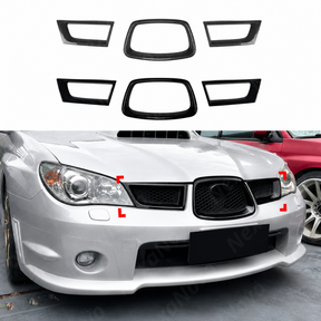 Detailed view showing the overlay following the triple-grill factory lines of the Hawkeye bumper