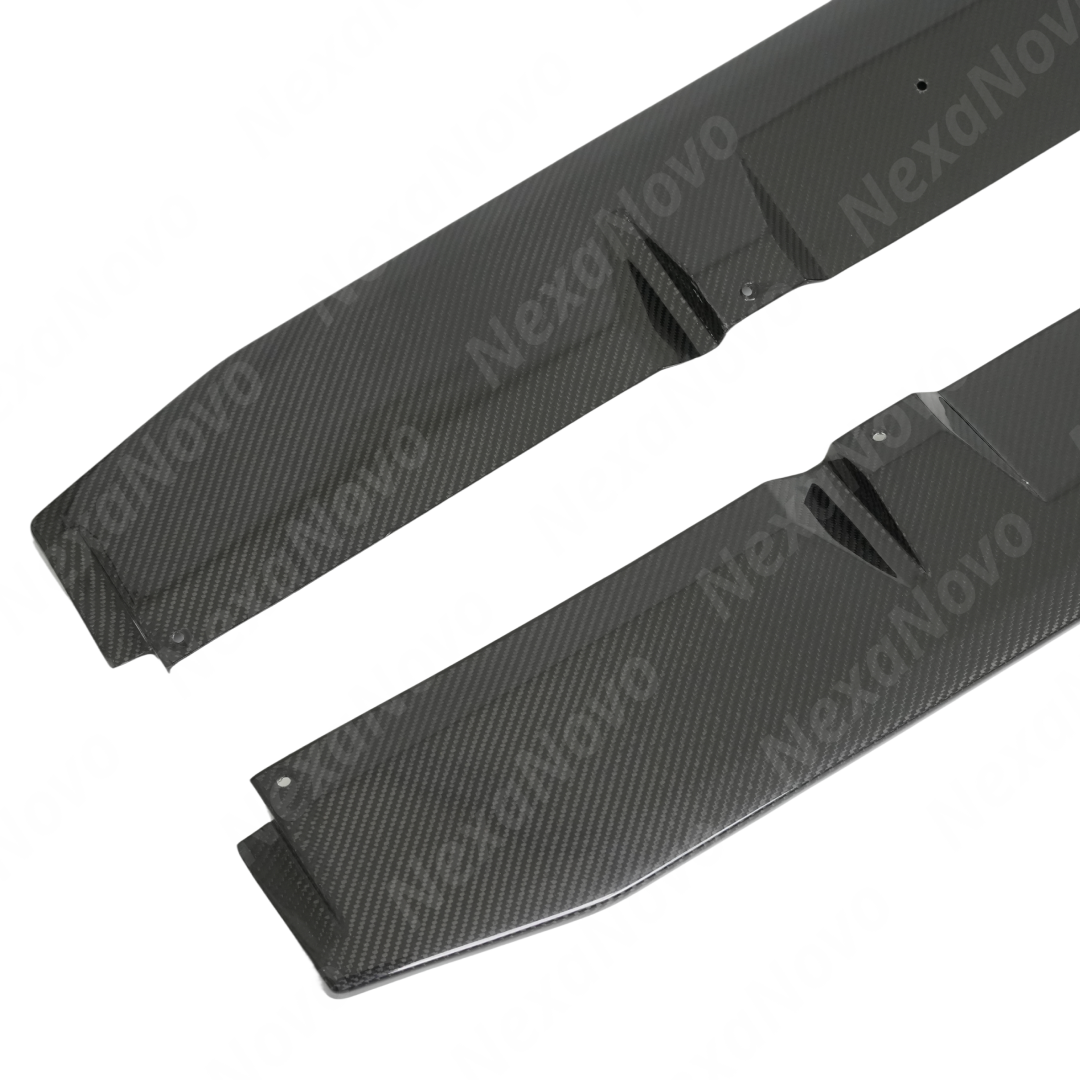 Clean fiberglass reinforced underside of the carbon fiber rocker extension for the VA chassis