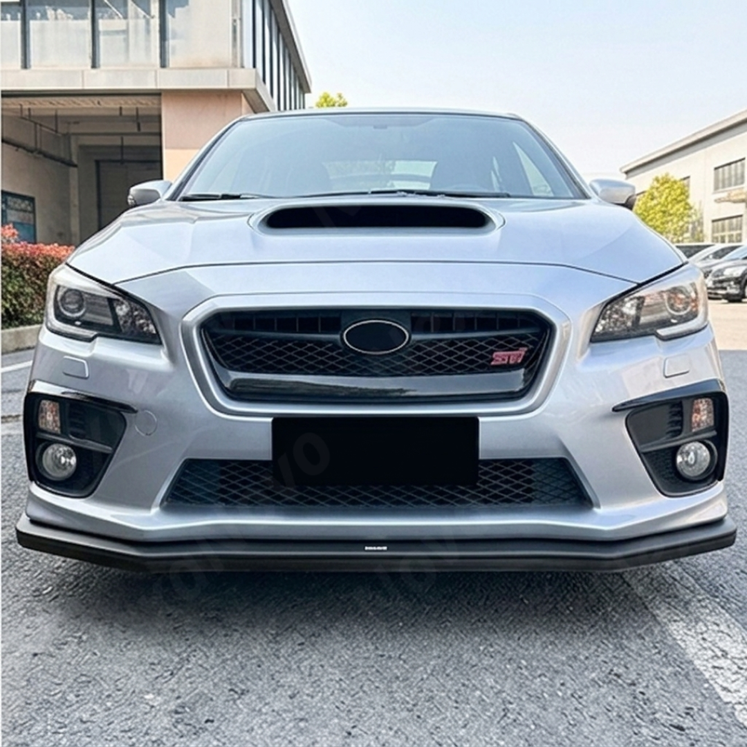 Front perspective highlighting the aerodynamic profile of the carbon print fog light bezel overlays