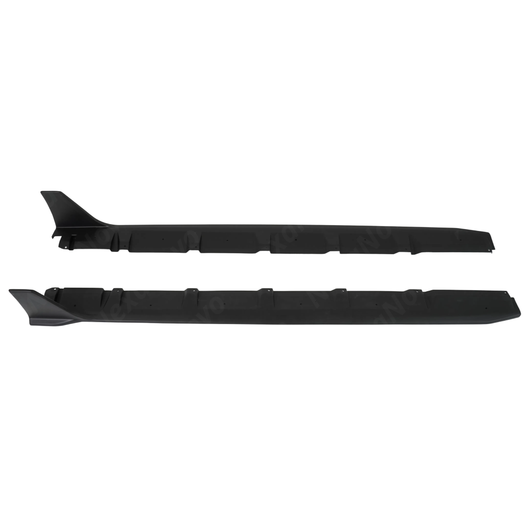 Sharp, clean lines of the NexaNovo black skirts matching Subaru's sporty design