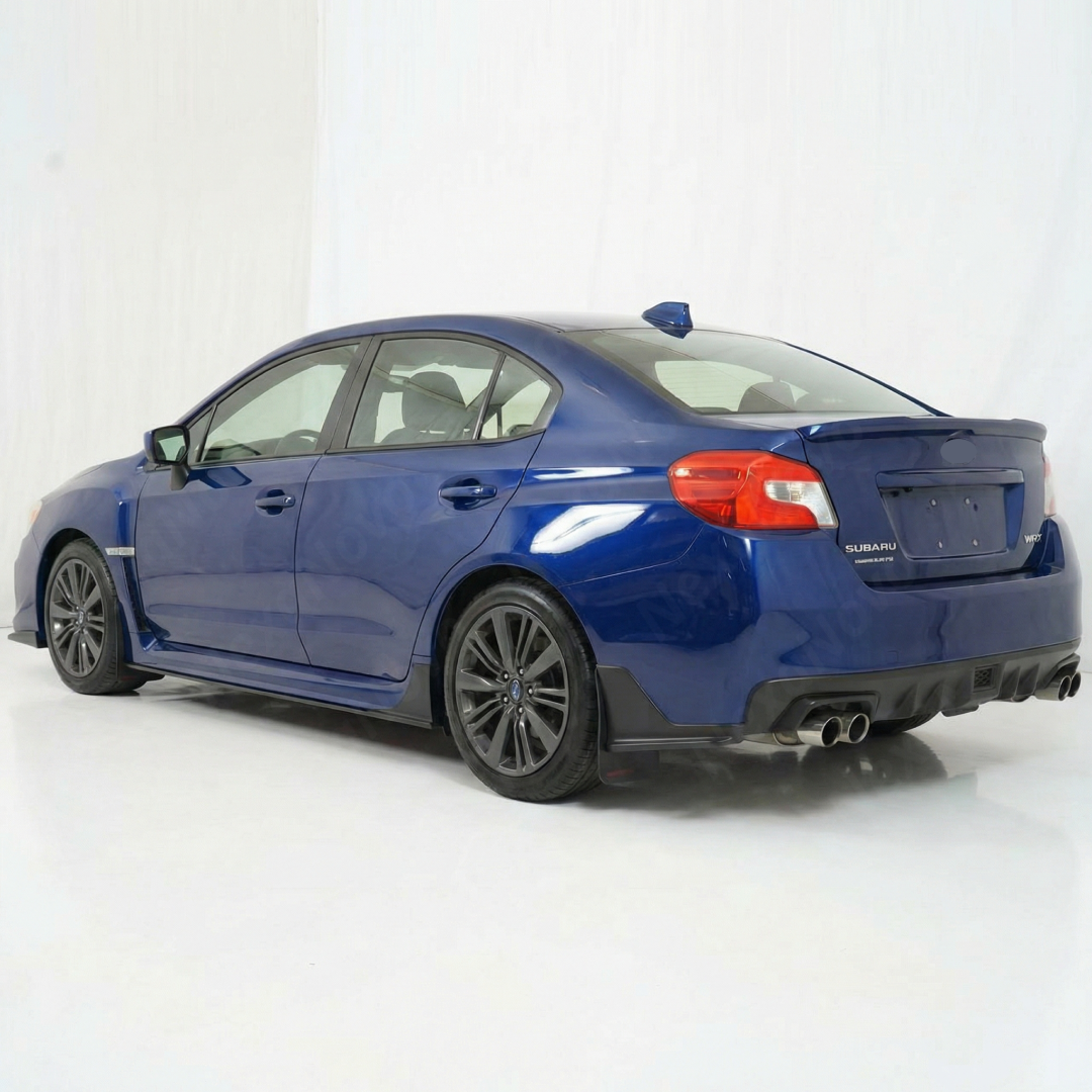 Precision fitment and alignment of NexaNovo skirts along the Subaru WRX lower door line