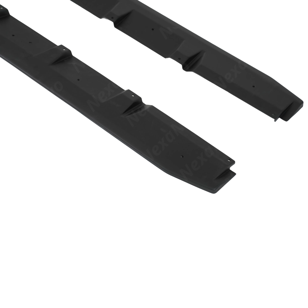 Durable high-impact ABS plastic construction of the NexaNovo WRX rocker extensions