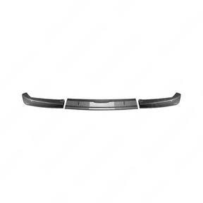 Detailed shot of the high-definition carbon fiber print weave on the VB rear diffuser