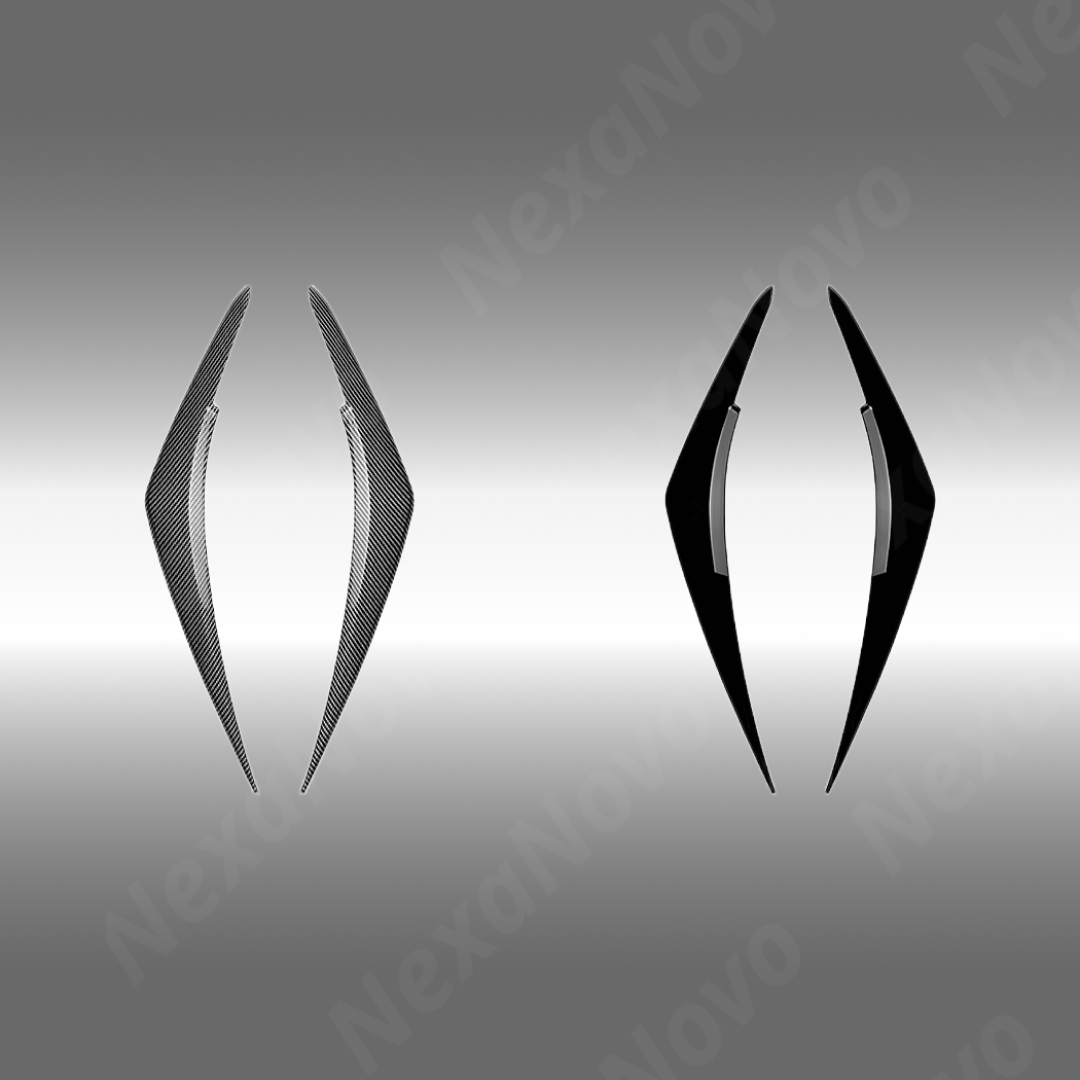 Standalone view of the 2-piece (left and right) headlight eyelid set for 2022+ Subaru WRX