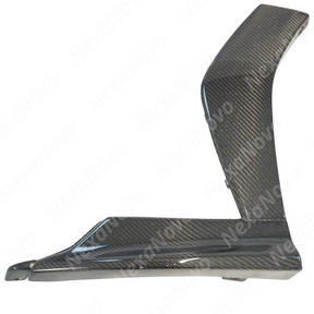 Close-up showing how the NexaNovo wide body flares reduce the wheel gap visually