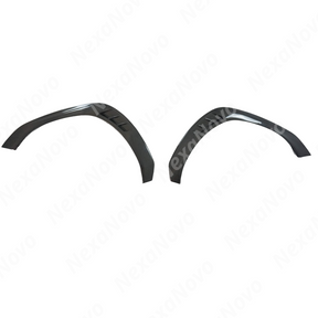 Complete rear wheel arch enhancement with NexaNovo carbon fiber fender flares on WRX VB