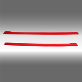 Aerodynamic side body skirt splitter improving WRX VB airflow