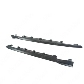 Close-up of the textured finish on the WRX VB side skirt splitter