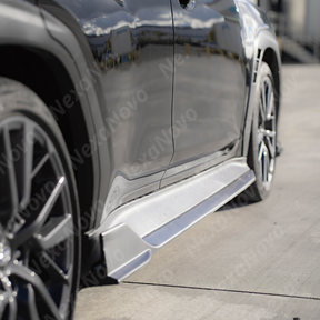 Durable ABS plastic material of the Subaru WRX VB side skirt splitter