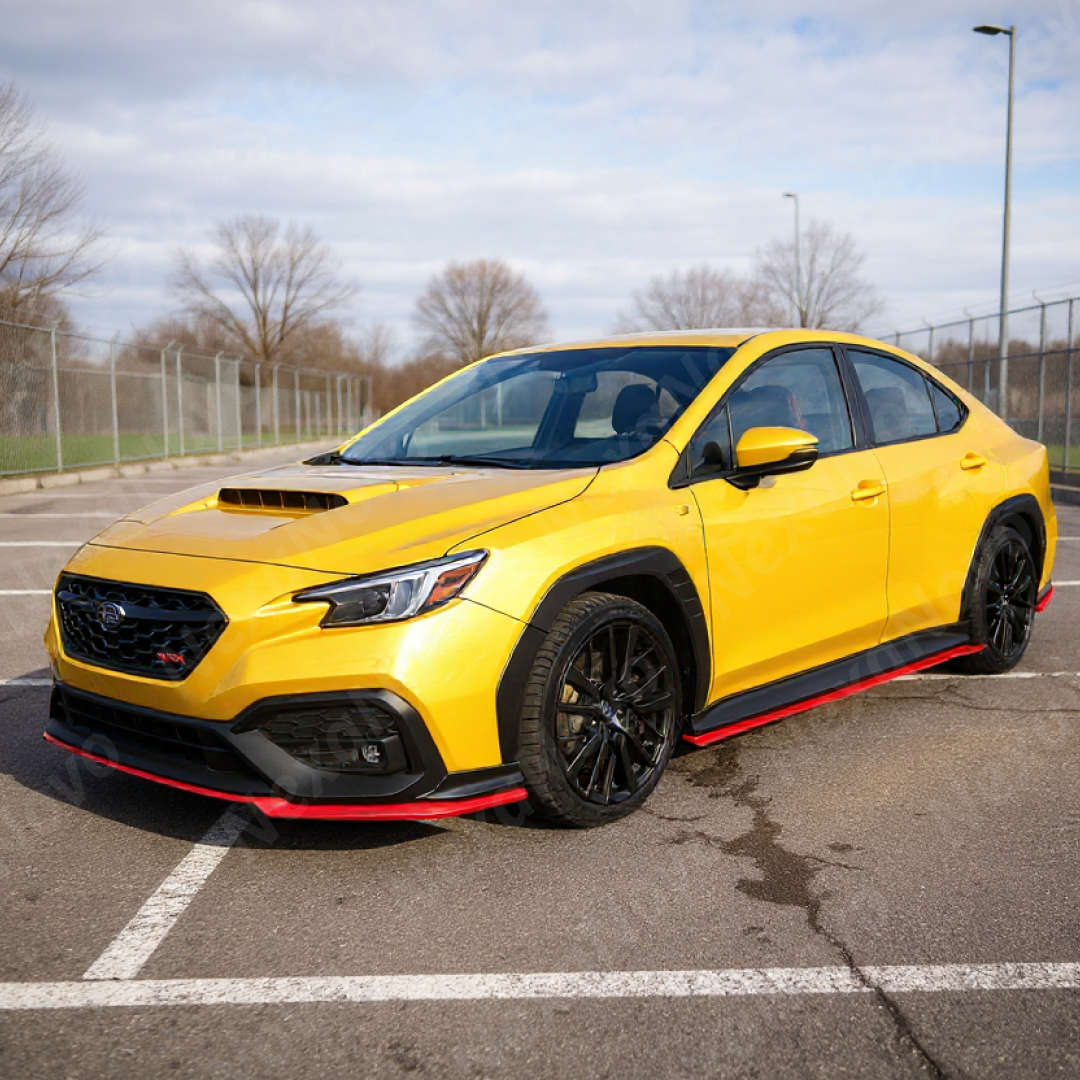 Performance-inspired under spoiler extension on WRX VB