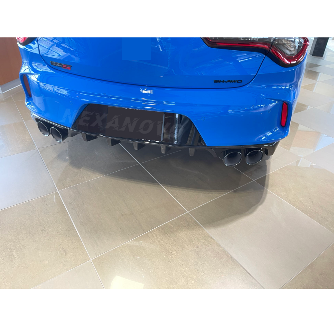 2025 Acura TLX Real Carbon Fiber A-Spec Style Universal Rear Bumper Corner Splitter Lip Wing by NexaNovo