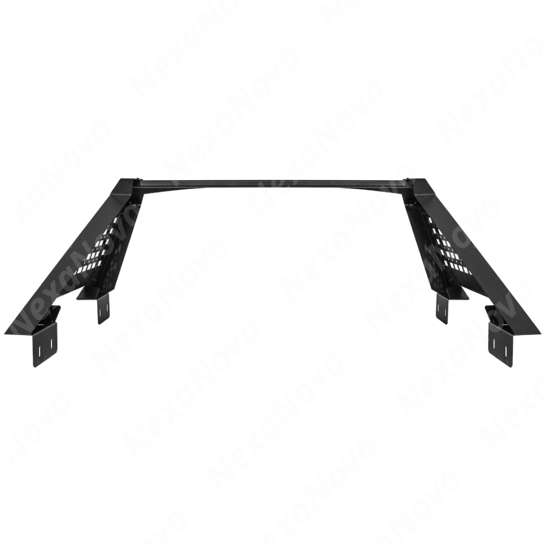 Close-up of the reinforced steel construction of the NexaNovo Tacoma sport chase rack