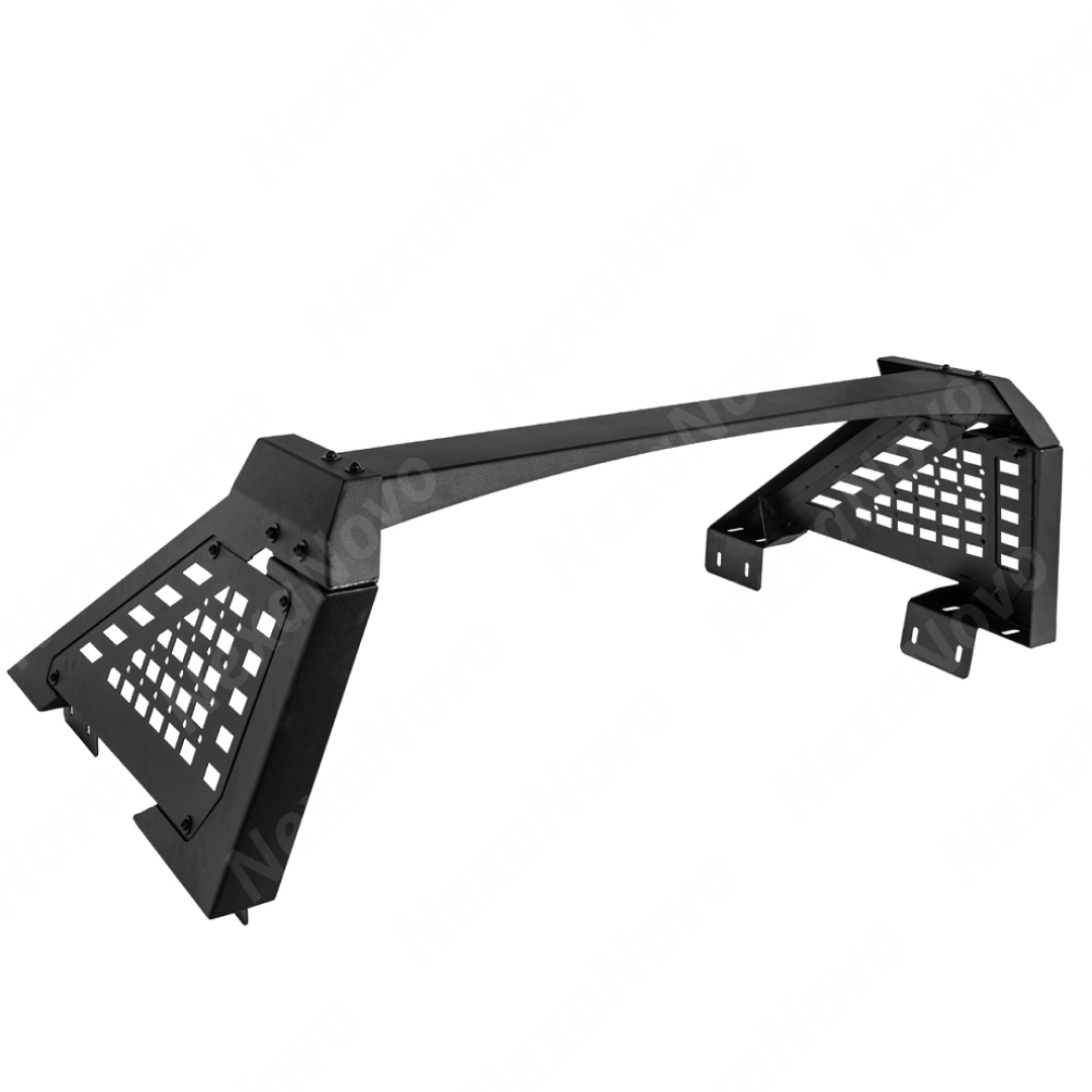 Uninstalled NexaNovo adjustable rear trunk bed sport chase rack roll bar, full view