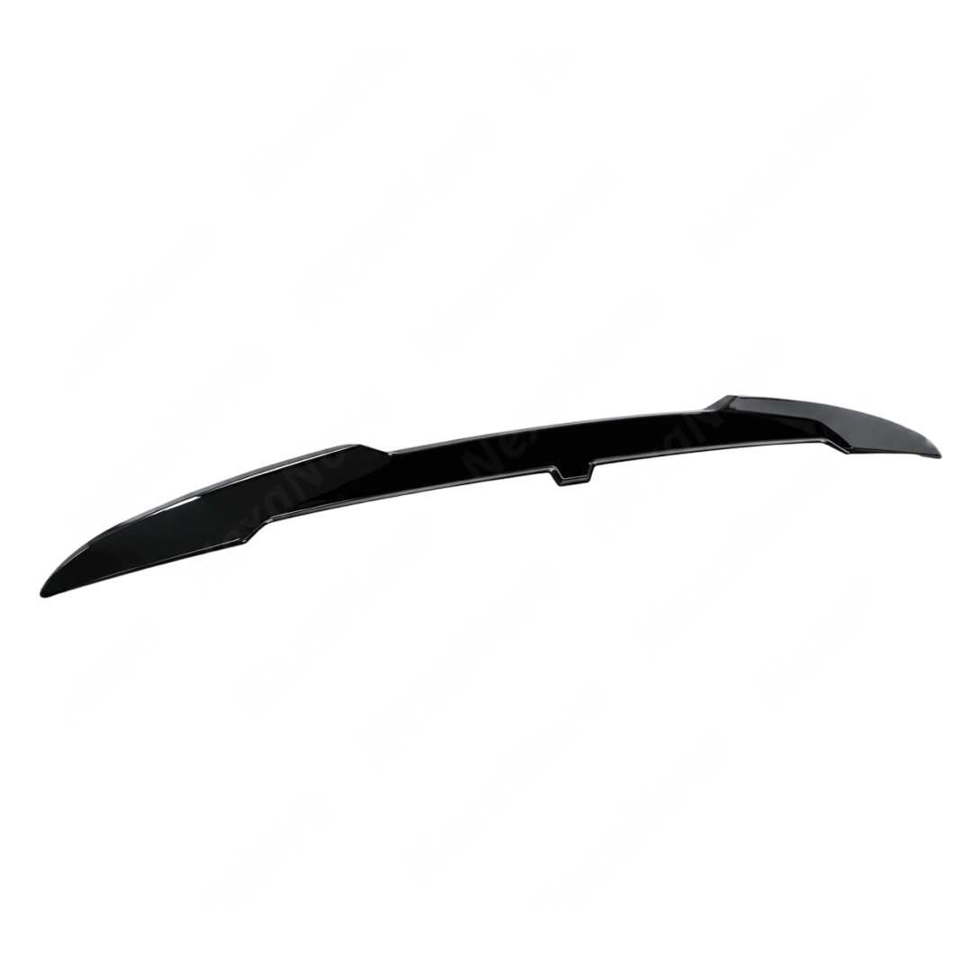 Reflective UV-resistant high-gloss top coat on the NexaNovo VTEN spoiler under outdoor sunlight