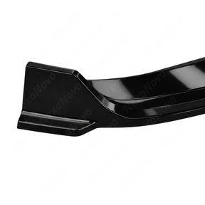 Close-up view showing precision 3D edge-to-edge alignment along the refreshed Tesla Model 3 lower bumper