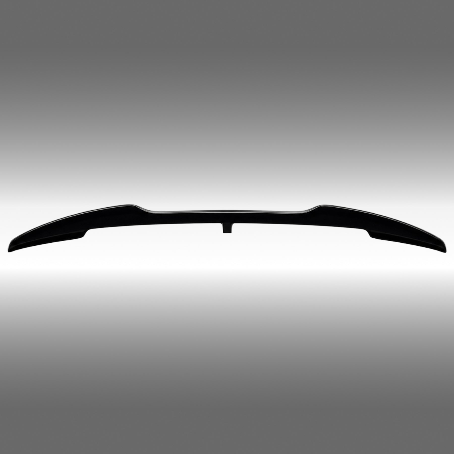 NexaNovo VTEN style gloss black rear trunk spoiler installed on a 2024-2026 Tesla Model 3 Highland
