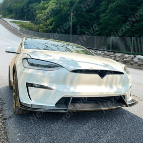 Underside view of NexaNovo front lip showing mounting points