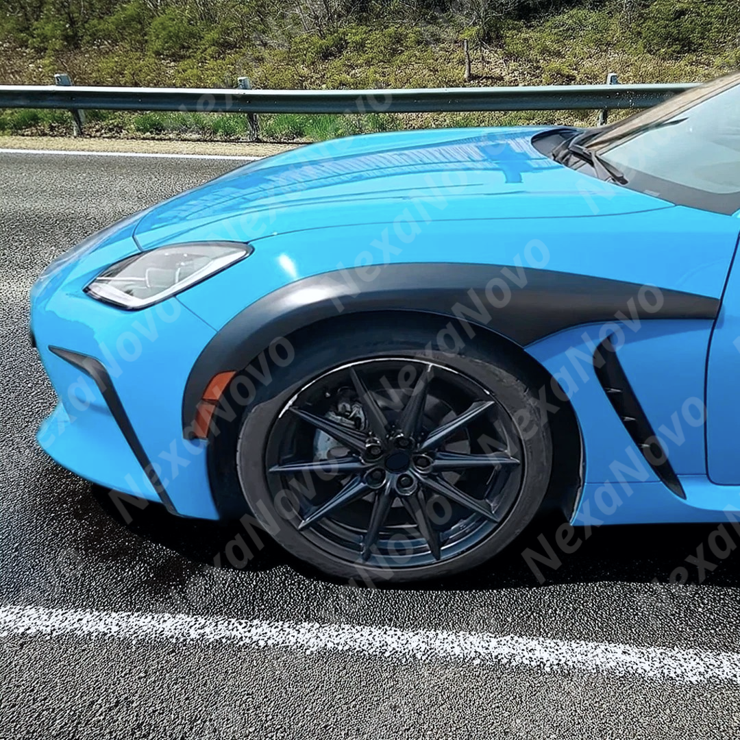 Uninstalled set of NexaNovo wide body front fender flares