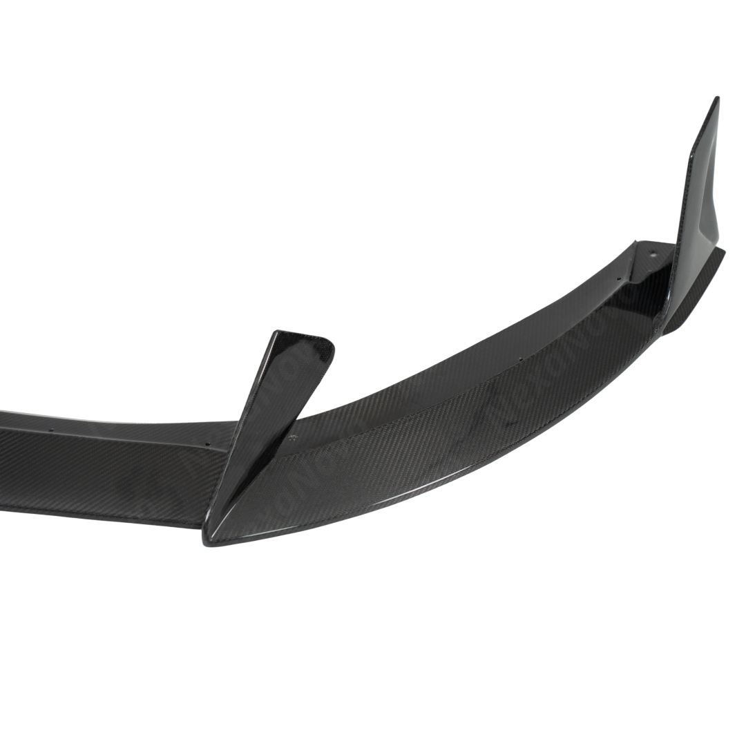 Precision NexaNovo fitment and wrap-around corner alignment of the carbon lip on a 2024 GR86 bumper