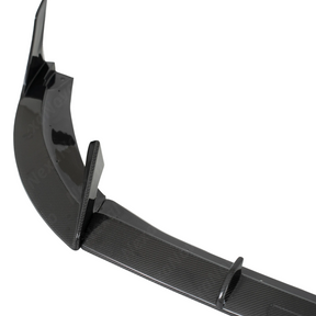 Underside of the NexaNovo carbon splitter showing the reinforced resin finish and mounting points