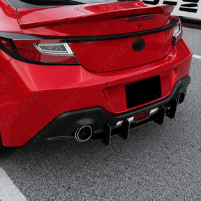 2022-2026 Toyota GR86 / Subaru BRZ  - V-Style Rear Bumper Shark Fin Diffuser Kit