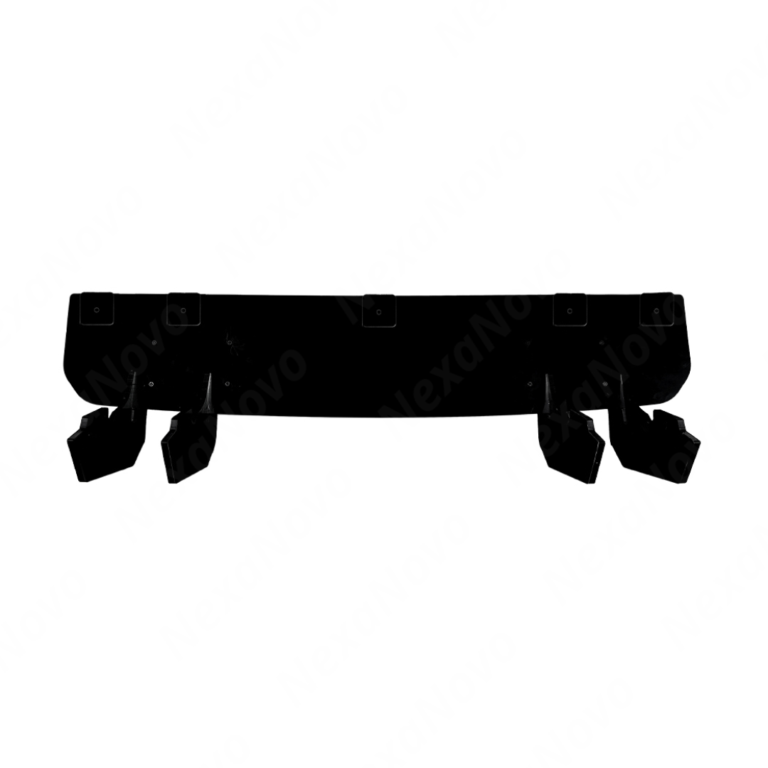 Standalone view of the uninstalled gloss black diffuser set