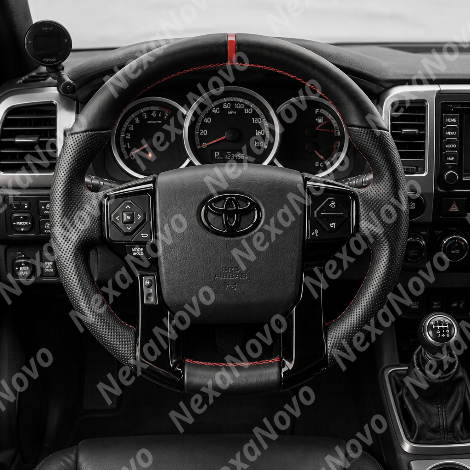 Detailed close-up of the perforated breathable side leather grips and ergonomic finger contours