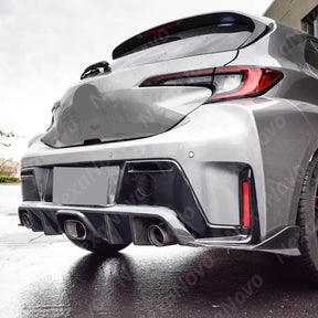2025 GR Corolla NevaNovo rear lip carbon fiber splitter

