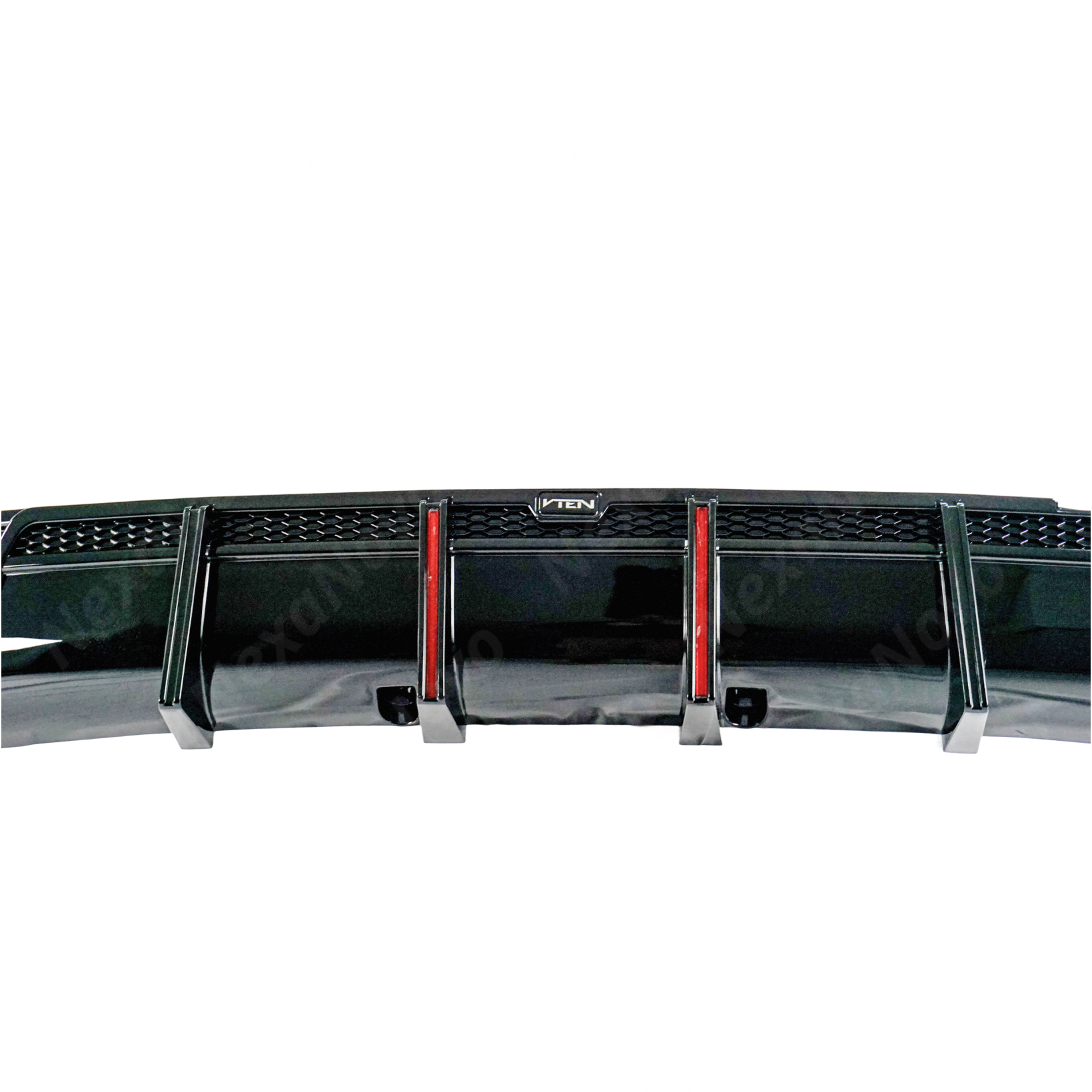 Rear Diffuser Bumper lip Gloss Black w/LED Light & Corner Splitters for BMW X5 G05 2019-2026 NexaNovo