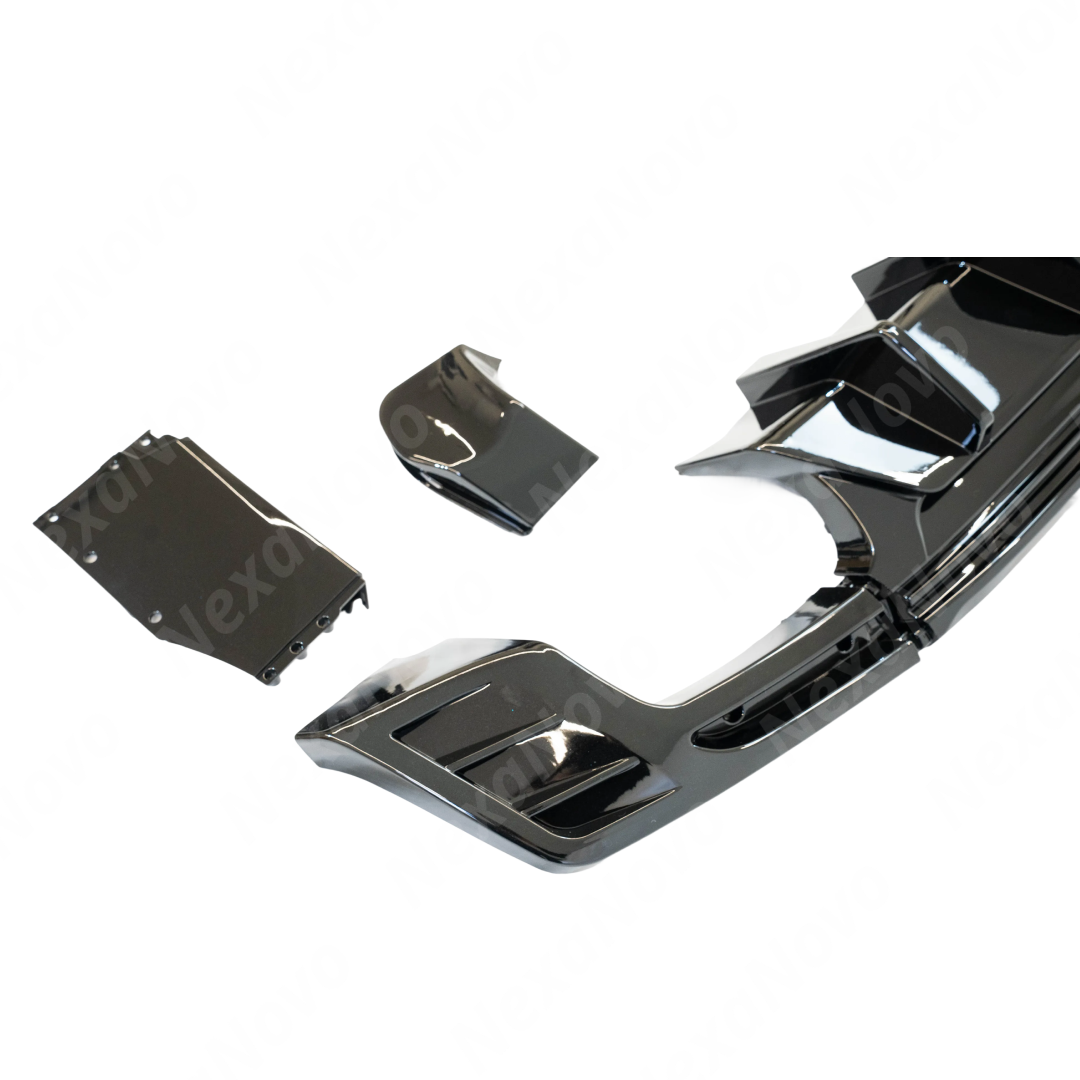 Carbon Fiber Print Rear Bumper Diffuser Lip Spoiler For Chevy Camaro 2016-2024 NexaNovo