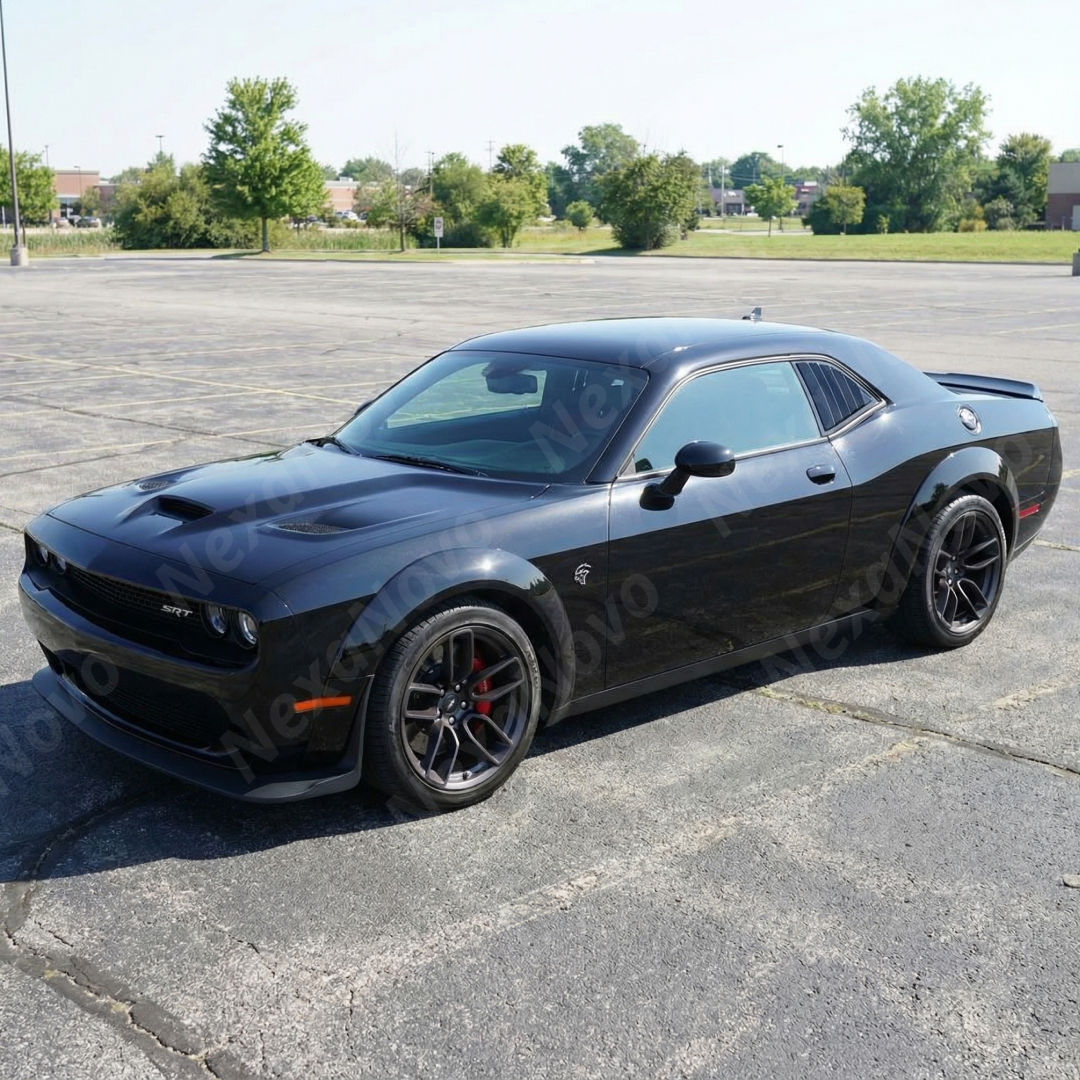 Side Quarter Window Louver Sun Shade Cover For Dodge Challenger (2015-2023) NexaNovo