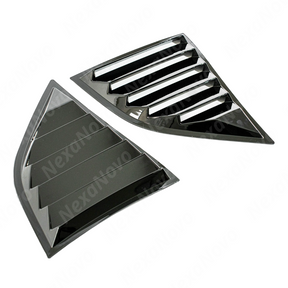 Side Quarter Window Louver Sun Shade Cover For Dodge Challenger (2015-2023) NexaNovo